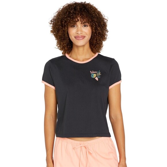 Volcom Juniors' Cotton Maybe Baby Tee - Black, XL - Picture 2 of 3